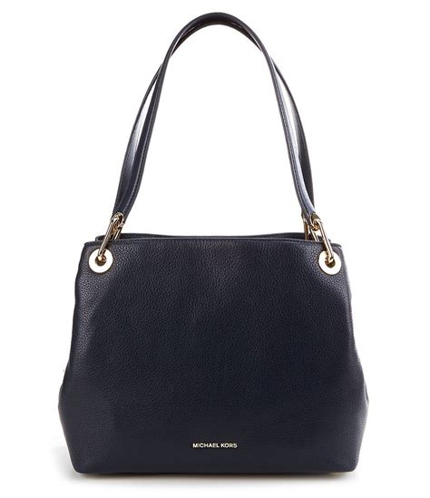 michael kors raven pebble tote|Michael Kors raven tote bag.